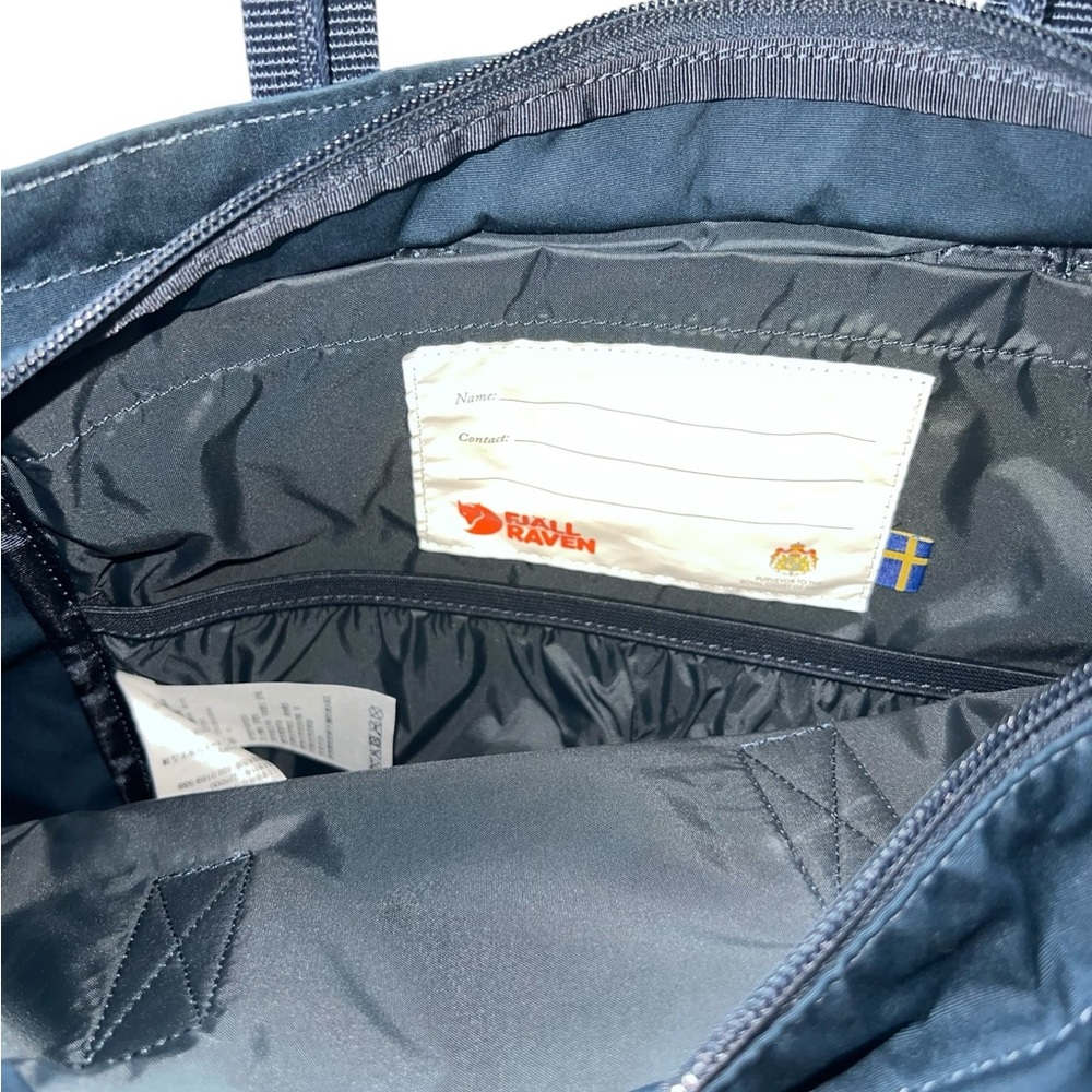 Fjallraven Blue Backpack with Adjustable Straps - Picture 3 of 5